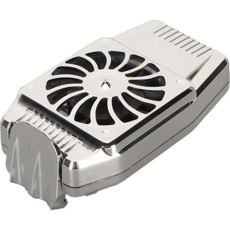Le Ventilateur de Refroidissement de Téléphone Portable, Refroidisseur de Téléphone Super Silencieux, Réduit la Température de 25 ℃ pour Jouer et Regarder des Vidéos (SILVER) (1/5)