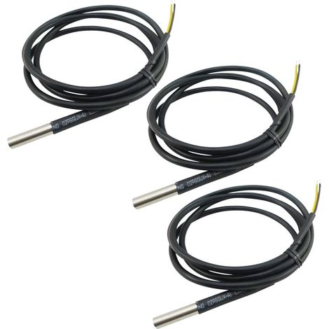 Étanche Câble de sonde de température Numérique Thermomètre Sonde Capteur Acier inoxydable 1M 100CM (1/5)