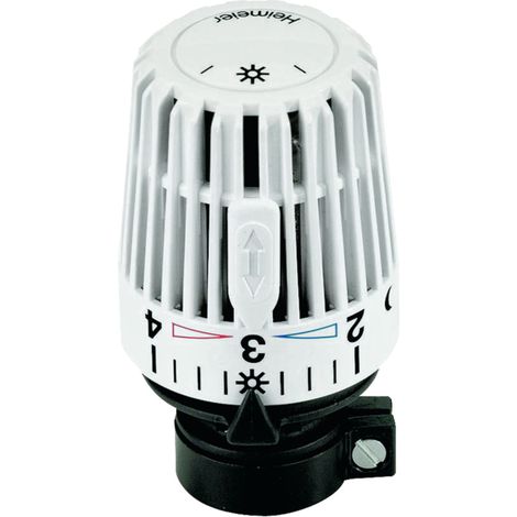 Heimeier – Tête thermostatique 9700 – Connexion directe – Régulateur proportionnel sans énergie auxiliaire – Plage de réglage 6-28 °C – Matériau ABS blanc RAL 9016