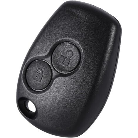 Boitier de clé 2 Boutons sans Lame Compatible avec Renault Clio 3, Twingo 2, Master 3, Kangoo 2 (1/4)