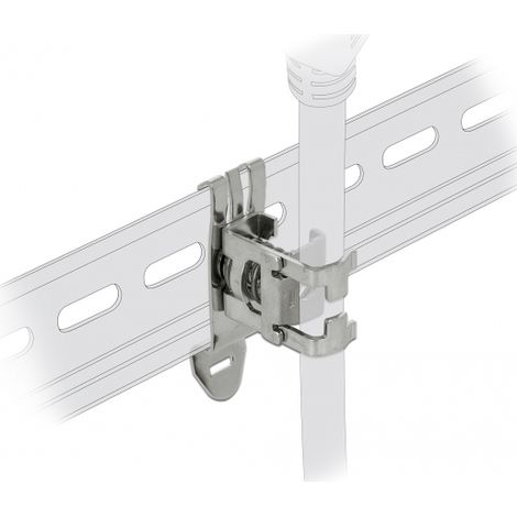 Delock Abrazadera de Blindaje para carril DIN - DiÃ¡metro del cable 3 - 8 mm
