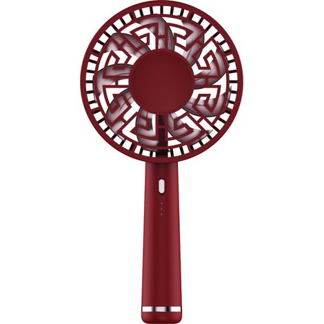 Mini-Tragventilator, leise, im chinesischen Retro-Stil, USB-aufladbar, im Taschenformat