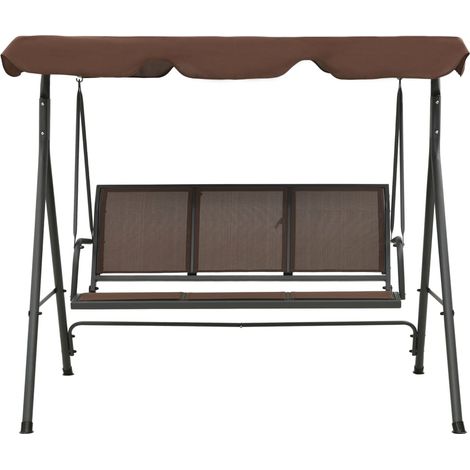 Balancelle de jardin avec auvent Café CFW15890 (1/5)