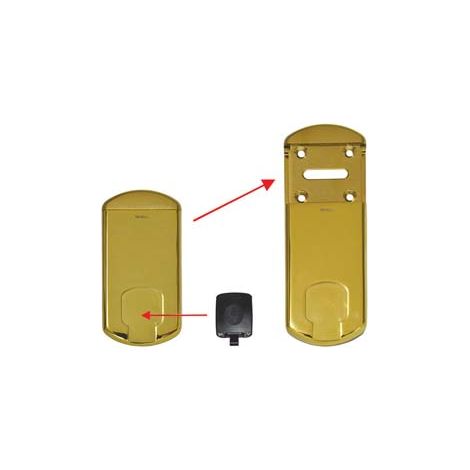 DEFENDER MAGNETICO MINIMAG MG220 OTTONATO LUCIDO- - mm.57x118-163h. - 1 pezzi DISEC