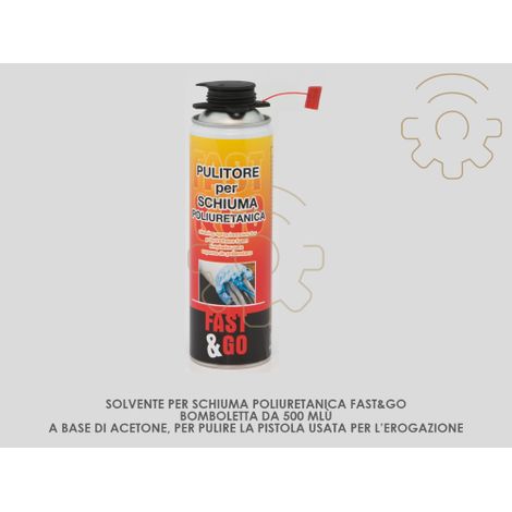 Solvant pour mousse polyurA thane 500 ml nettoyant pistolet distributeur