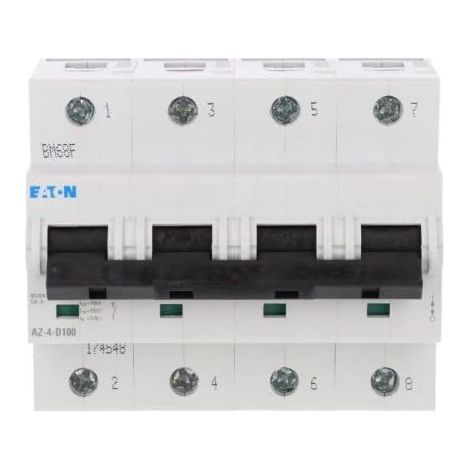 Interruptor Eaton az-4-d100 100A capacidad 25kA (1/2)