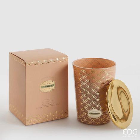 EDG Enzo De Gasperi Candela Enigma con Profumo H 16 Cm 810 Gr Tonka Clove Scatola Regalo