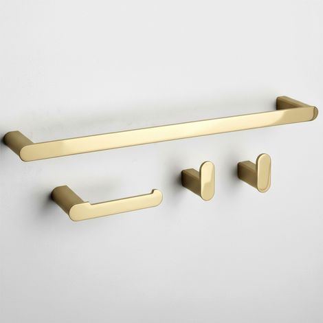 BATHROOM HOOK SET REA MATI GOLD 4 PIECES