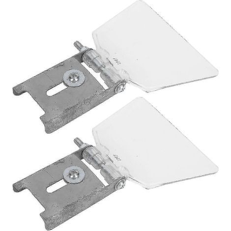 Lot de 2 protections oculaires pour meuleuse d'établi, étui en acier inoxydable 304, accessoires de fixation pour outil, taille S (1/4)