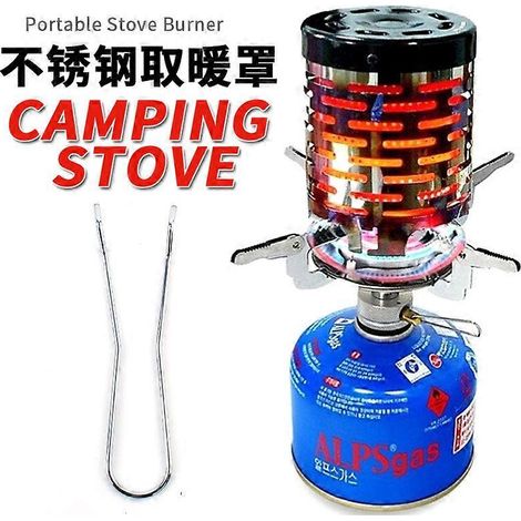Couverture chauffante extérieure pour camping automne hiver mini chauffage infrarouge tente en acier inoxydable (1/5)