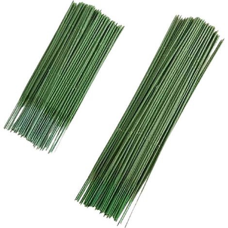 Fil de fleuriste, 200 tiges florales en plastique, tiges de fleurs artificielles (1/5)