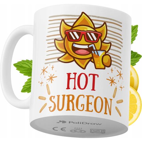 Lustige Tasse für Chirurgen – Kaffee- oder Teetasse mit witzigem Textdesign – Ideal für Geburtstage, Namenstage, Feiertage und besondere Anlässe. Hochwertige Tasse für Zuhause, Büro und Arbeit. Farbe: