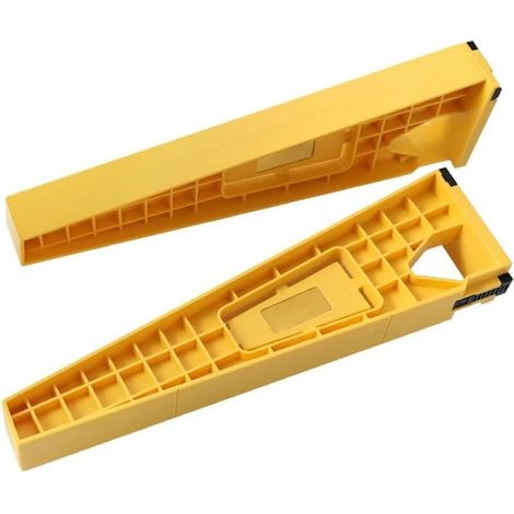 2 Pièces Localisateur D'Installation de Tiroir Fixateur de Rail Outils Auxiliaires de Bricolage pour le Travail Du Bois (1/4)