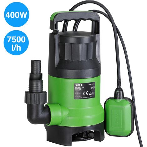 Pompa Immersione Elettropompa Sommersa Acque Scure Sporche e Chiare 400W 7000L/h (1/5)