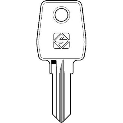 CHIAVE PIATTA EUROLOCKS EU13R SILCA - ACCIAIO NICHELATO - 10 pezzi