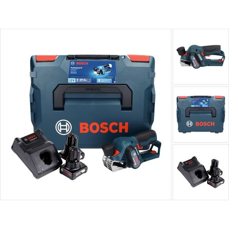 Pialla a batteria Bosch GHO 12V-20 Professional 12 V Brushless + 2 batterie 6,0 Ah + caricabatterie + L-Boxx (1/5)