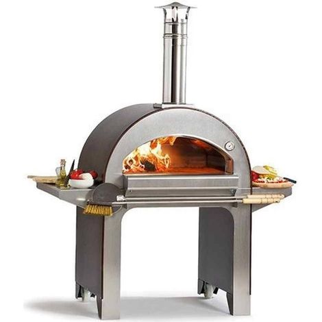 Forno a Legna per Pizza da Giardino Esterno 4 Pizze con Base Alfa Forni (1/5)