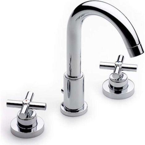 Grifo bimando para lavabo con caño giratorio LOFT - ROCA (1/2)