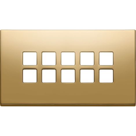VIMAR - 22699.82 Plaque 5Mx10 BS Or plat