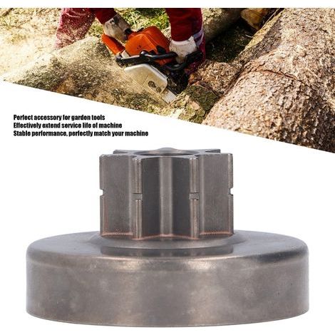 Pignon droit d'embrayage de chaîne pour tronçonneuse STIHL 038 MS380, 3/8 pouces, moteur à 7 dents, 1119 640 2000 (1/5)