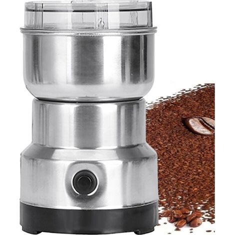 Trywise Moulin à céréales électrique, broyeur à herbes, broyeur à grains de café électrique en acier inoxydable pour la maison (1/4)