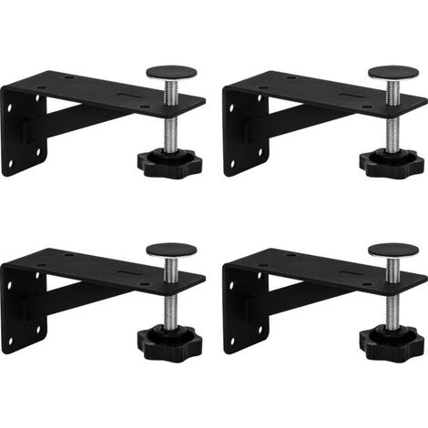 4-Piece Undermount Sink Repair Kit, Adjustable Undermount Sink Bracket, Undermount Kitchen Sink Support for Narrow Cabinets, Undermount Sink Mounting Bracket (1/5)