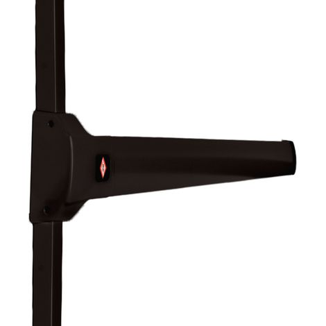 Serrure anti panique PUSHBAR 90 1 a 3 points 845 mm JPM Couleur - Noir, Nombre de Points - 2 points