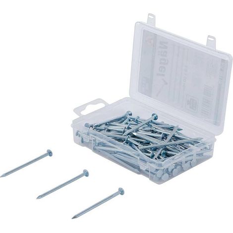 Assortiment de Clous 250 g 2,8 x 60 mm - Acier, Résistants et Polyvalents, Pro - D-Work (1/5)