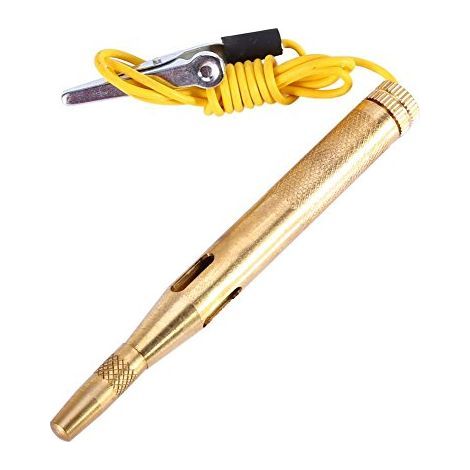Stylo de test de tension de voiture, testeur de Circuit de cuivre de tension de voiture pour long testeur de continuité de sonde de système 6V-24V testeur de fusible électrique de voiture (1/4)