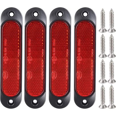 pezzi LED rossi 12V-24V anteriori per rimorchi, camion, luci di posizione posteriori a LED per rimorchi, indicatori di direzione per camion, autobus, barche, camper, SUV, UTV (1/5)
