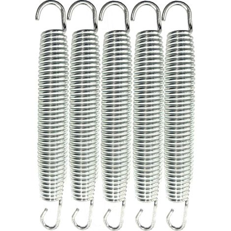 Trampoline Springs Replacement Trampoline Springs Galvanized Iron Springs Rustproof Durable Trampoline Accessories 165mm/6.5" (1/4)