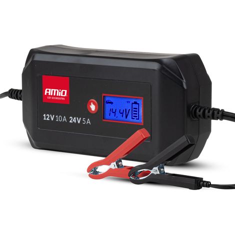 Digitaler Gleichrichter STD GEL AGM WET MAX 10A 12V 24V amio-04525 (1/5)