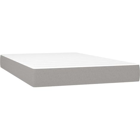 Maison Exclusive - Materasso a Molle Insacchettate Rigidità Media Grigio Chiaro 120x200x20 cm