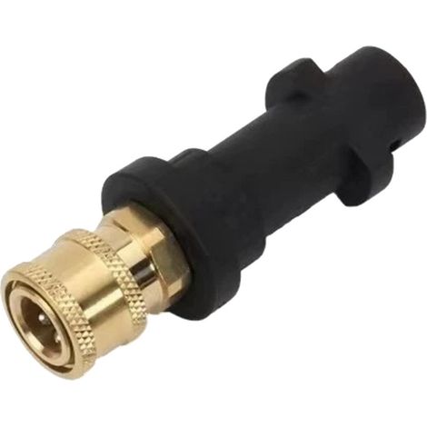 Trade-Shop Adapter 1/4 Zoll Quick Connect kompatibel mit Kärcher K2, K3, K4, K5, K6, K7 Hochdruckreiniger-Pistole Turbodüse Schaumkanone Rotordüse (1/5)