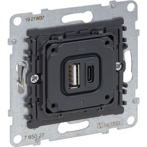 Legrand EINSATZ 2F.USB-LADESTECKDOSE T (765027 SEANO) (1/3)
