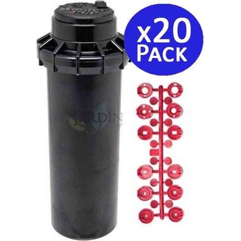Lot de 20 Arroseur turbine Hunter PGP ADJ 3/4'', portée 6,4-15,8 m, angle réglable (1/5)