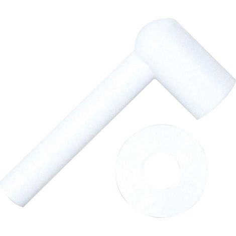 Heatwave Towel Rail Electric Element Cover White (1/2)