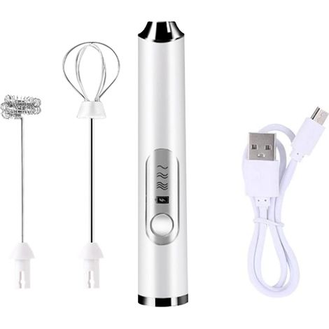 Frother À Lait - Rechargeable - 12000 Tr/Min - Pour Café, Chocolat, Frappé - 1 Pièce (1/5)