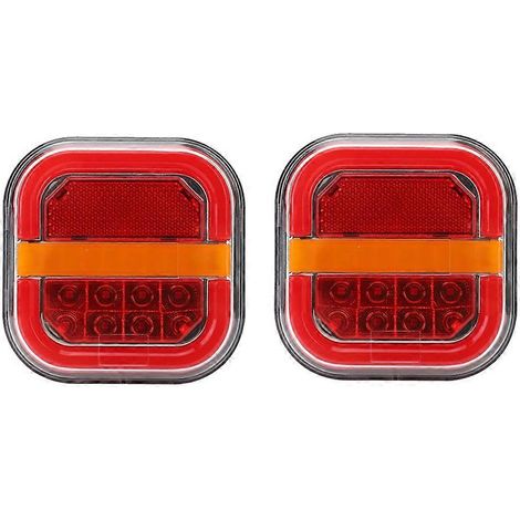Lot de 2 feux arrière de remorque 12V/24V, feux de stationnement LED pour camion, voiture, fourgonnette, feux de position latéraux (1/5)