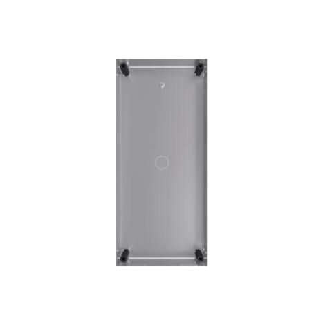 HAGER REW307X UNTERPUTZ-GEHÄUSE FÜR INTERCOM MONO, 2/3/4 TASTEN, 295X130X55MM, EDELSTAHL