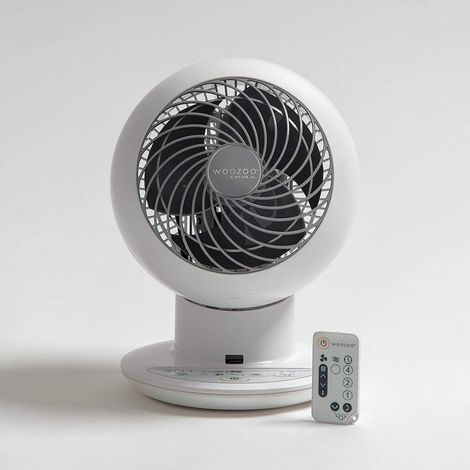 OHYAMA Tischventilator, PCF-SC15T, grau, 38 W, 18 cm Durchmesser IRIS