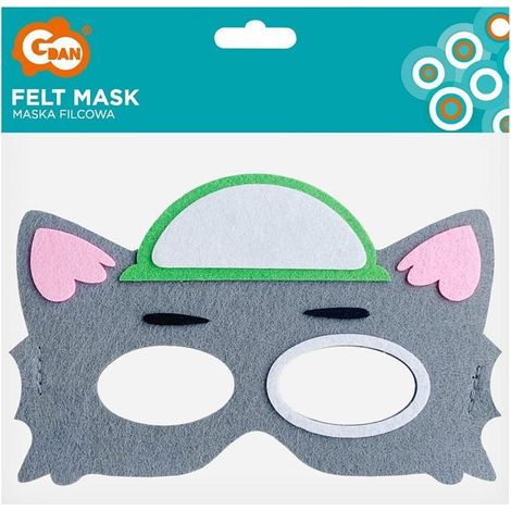 Maschera in feltro Dog Brigade - Ecologista 18x12cm