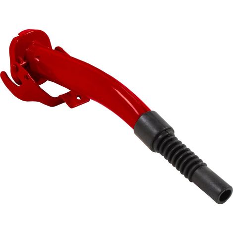 Wolf Metal Jerry Can Pouring Spout, Spill-Free Fuel Transfer for Mowers & Vehicles (1/4)