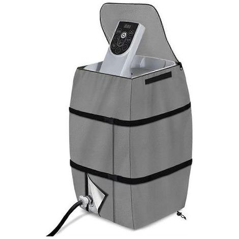 Kaelt - Housse de pompe de chauffage pour spa avec fenêtre supérieure en PVC, étanche et gonflable. (1/5)