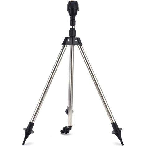 Arroseur rotatif à 360 degrés avec trépied télescopique, pulvérisateur rotatif automatique pour l'arrosage du jardin et de la pelouse (1/5)