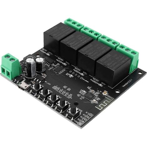 Module de commutation WiFi Tuya Switch 4 canaux, relais sans fil, application Smart Life, télécommande, minuterie intelligente pour Sma js (1/5)