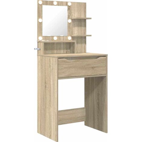 Maison Exclusive - Tavoli da Trucco per Camera da Letto con cassetto Rovere Sonoma