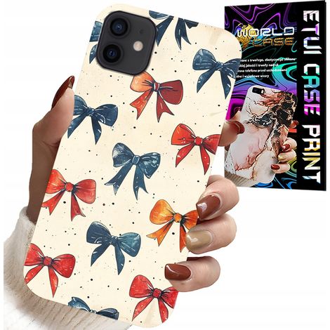 Custodia per iPhone 12 mini - nastri colorati, motivi alla moda (1/5)