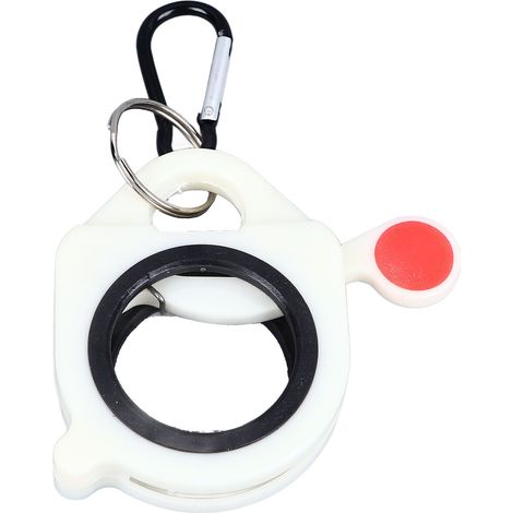 Organisateur de Câbles en ABS Fluorescent Réutilisable Léger pour Fils Électriques, Usage Intérieur et Extérieur Blanc (1/5)