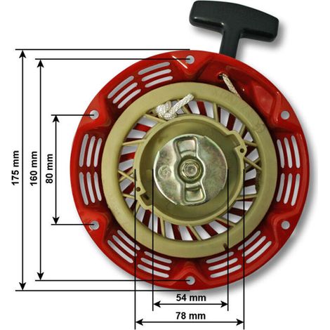 Pièce de rechange pour démarreur - pour moteurs 6,5 CV,